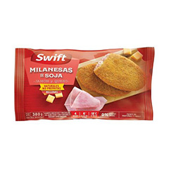 milanesas de soja con jamon y quesoswift 