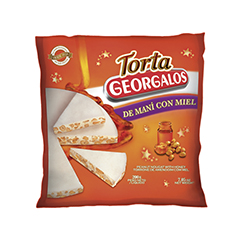 TORTA DE MANI CON MIEL X 200G GEORGALOS