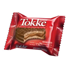 Alfajor Tokke Rellen. De D. D Leche Georgalo X 50