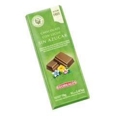 Georgalos choclate sin azucar 70g. leche