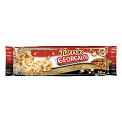 Turron Mani C/Almendras Georgalos 80g