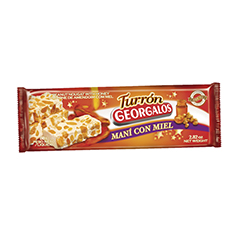 Turron Mani C/Miel Georgalos 80g