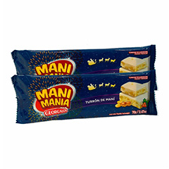 Turron De Mani Manimania 70 Gr