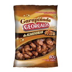 GARRAPIÑADAS DE ALMENDRAS GEORGALOS X 80GR