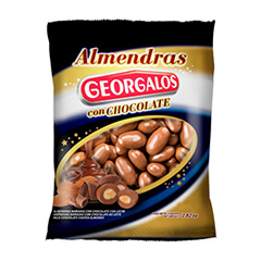 ALMENDRAS CON CHOCOLATE  X 80G GEORGALOS