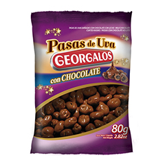 Pasas de uva 80g.