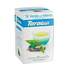 Té Taragüí Verde C/Menta Estuche 20 Un