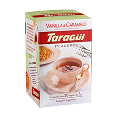 TE TARAGUI VAINILLA Y CARAMELO 20U