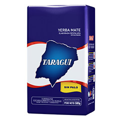 YERBA MATE TARAGUI DESPALADA SIN PALO 500 GR