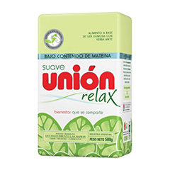 Yerba Mate Union Relax Bajo Contenido De Mateina 500 Grs