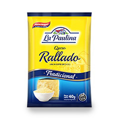 Queso Rallado La Paulina x 40 Gr.