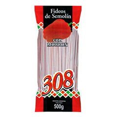 Fideos 308 Tallarin Morron 500 Grs