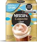 Café Nescafé Cappuccino Light Alimento Dietéticoa Base De Leche En Polvo Descremada Y Cacao De Bajo Valor Lipídico