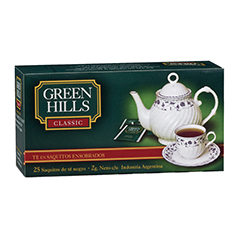 Té Green Hillsx 25 Saquitos.