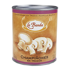 Champignon Trozos La Banda 800 Gr
