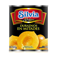 Duraznos En Mitades Silvia 820 Gr