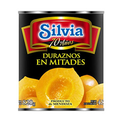 Duraznos Al Natural Silvia 820 Gr
