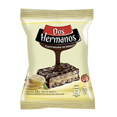 Alfajor dos hermanos de Limón.