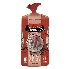 Galletitas De Arroz Integral Con Sal Dos Hermanos 100 Gr