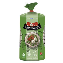 Galletitas De Arroz Sin Sal Dos Hermanos 100 Gr