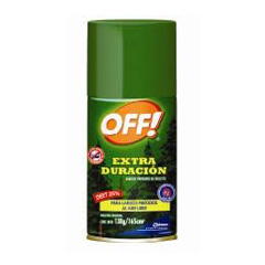   Repelente En Aerosol Off Extra Duracion 165 Cc 