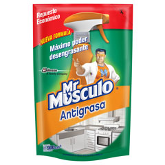 Limpiador Mr. Músculo Antigrasa Repuesto x 900 Ml.