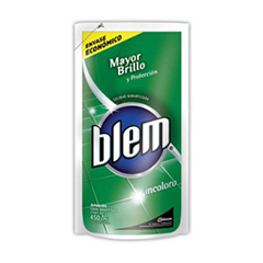   Autobrillo Pisos Incoloro En Doypack Blem 450 Cc 