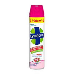 DESINFECTANTE LYSOFORM FLORAL AEROSOL 390ML