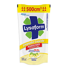 Desinfectante Lysoform Líquido Cítrica x 500 Cm3.