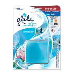 Aromatizante Glade Sensations Repuesto Harmony gel x 8gr