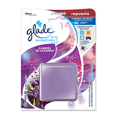 Aromatizante Glade Sensations Repuesto Campos de Lavanda gel x 8gr