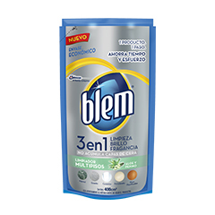 LIMP.MULTIPISOS BLEM 3 EN 1 ALOE/PEP. 400ML DY
