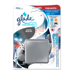  Repuesto Difusor De En Gel Auto Nuevo Glade Sensations 8 Gr 