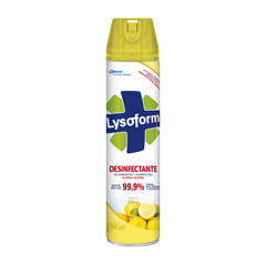Desinfectante De Ambientes Lysoform Cítrica Aerosol X 390 Ml