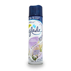 Desodorante Ambiental Glade Caricias De Algodón x 360 Ml.