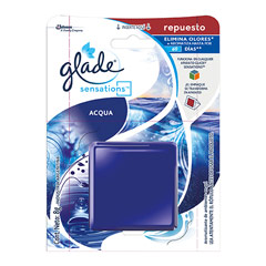 Aromatizador Glade Sensations Glass Repuesto Aqua