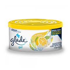 Desodorante Ambiental Glade Gel Limón Refrescante x 70 Gr.