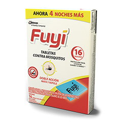 TABLETAS FUYI MOSQUITOS 12 UN