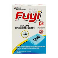 TABLETAS FUYI MOSQUITOS 24 UNI