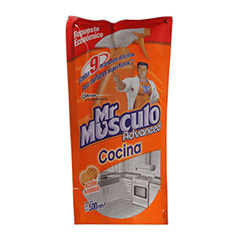   Limpiador Liquido Antigrasa Doypack Mr Musculo 500 Cc 