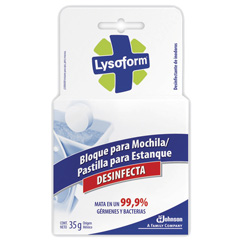 Bloque Para Mochila De Baño Lisoform x 35 gr.