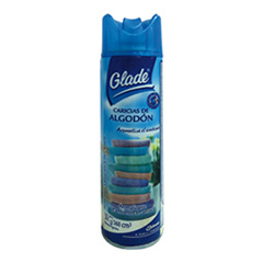 Desodorante de ambiente Glade en Aerosol Caricia Algodon 360 Cc