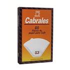 Filtro de papel para cafe Cabrales nro. 4 x 40 unid.