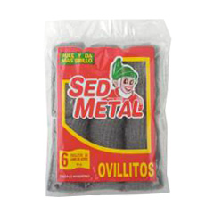Rollos De Acero Ovillitos Sed Metal 6 Un