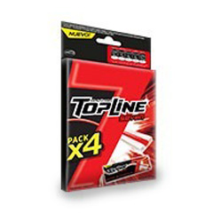 CHICLES TOP LINE SEVEN FRUTILLA 4 UN.