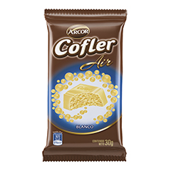 CHOCOLATE COFLER BLANCO AIREADO 30 GR