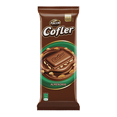 CHOC.COFLER ALMENDRAS X 170G