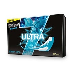 Chicle Ultra Clean Topline 24 Gr Pack 12 Un