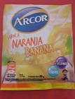 arcor naranja banana  