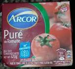 Pure de tomates Arcor tetra pack x 520 gr.